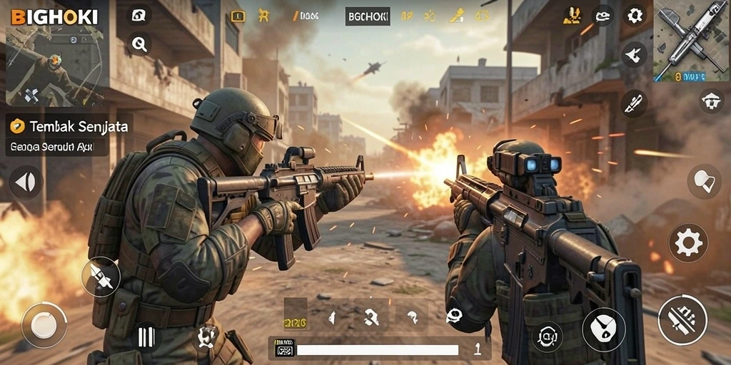 Tampilan antarmuka BIGHOKI yang modern dan intuitif.